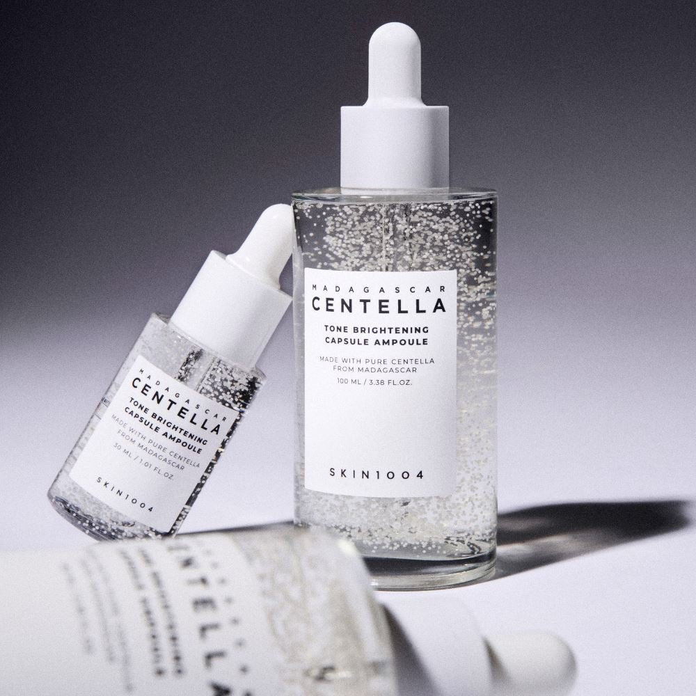 Skin1004 韓國 積雪草煥白光感凝珠安瓶精華 100ml