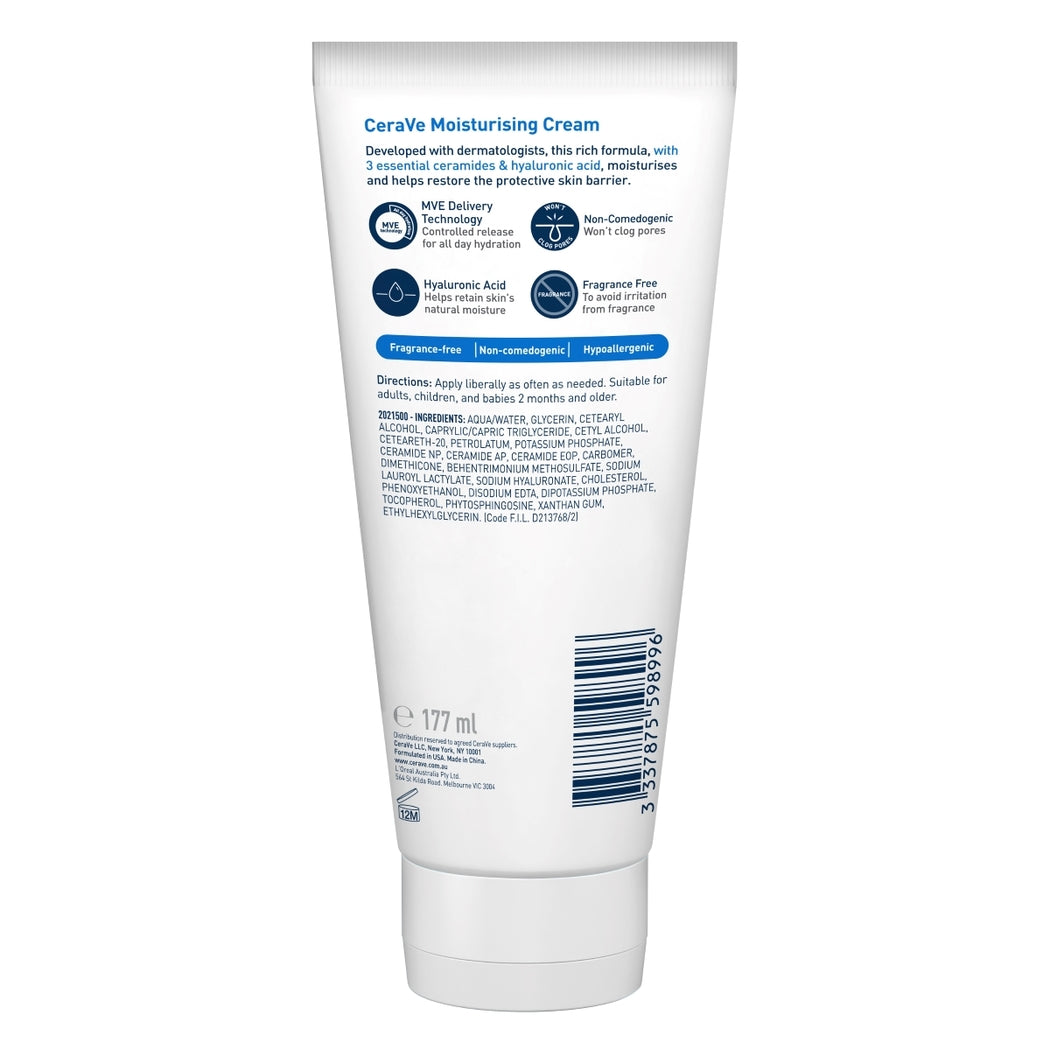 CeraVe Feuchtigkeitscreme Moisturising Cream 177ml