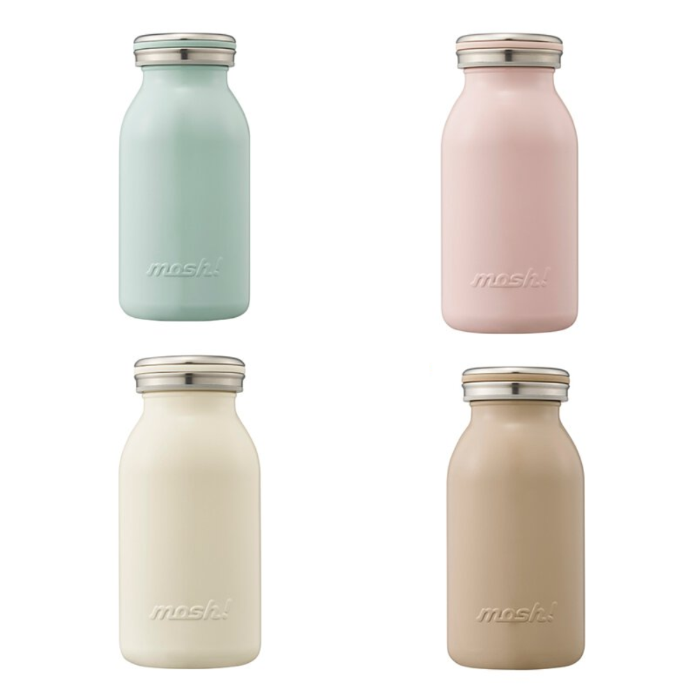 日本 MOSH!牛奶保溫瓶350ml