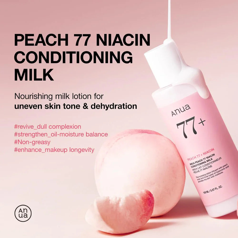 ANUA Peach 77% Niacin Conditioning Milk 150ml