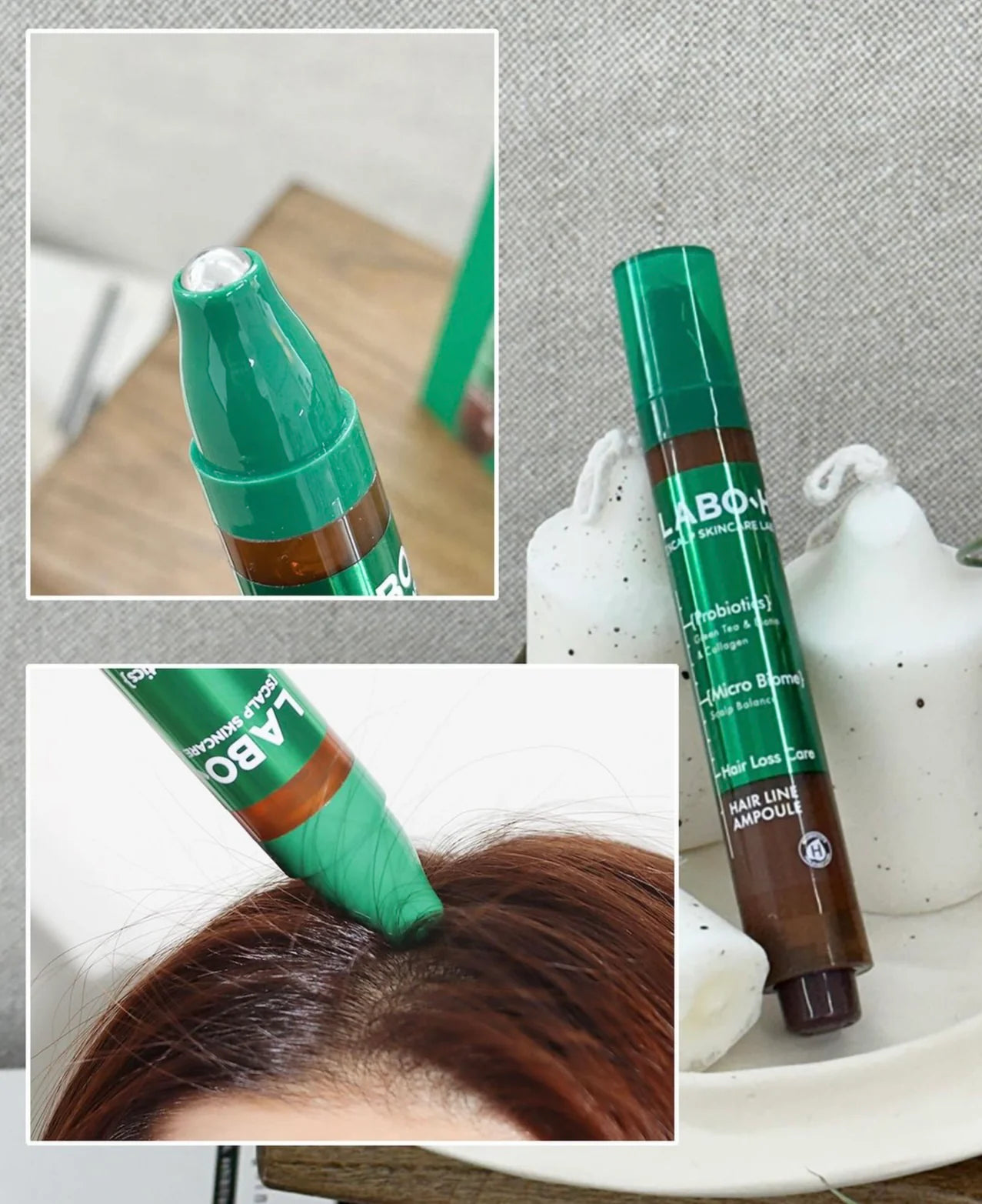 LABO-H Hair Loss Care Hair Line Ampoule Double Set 15ml + 15ml