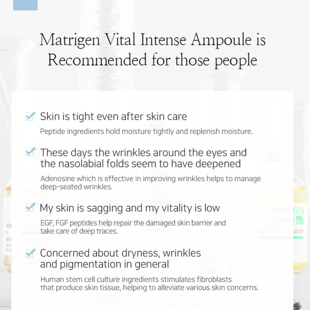 Matrigen Vital Intense Anti-Aging Ampoule 50ml