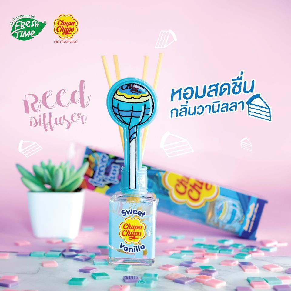 Chupa Chups x FreshTime 泰國 珍寶珠 家居擴散香瓶套裝 30ml