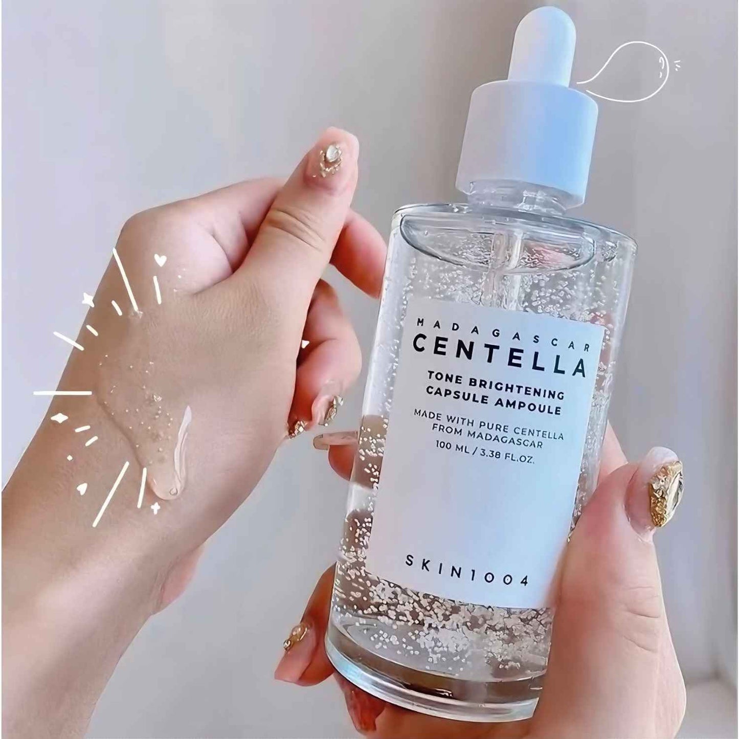 Skin1004 韓國 積雪草煥白光感凝珠安瓶精華 100ml