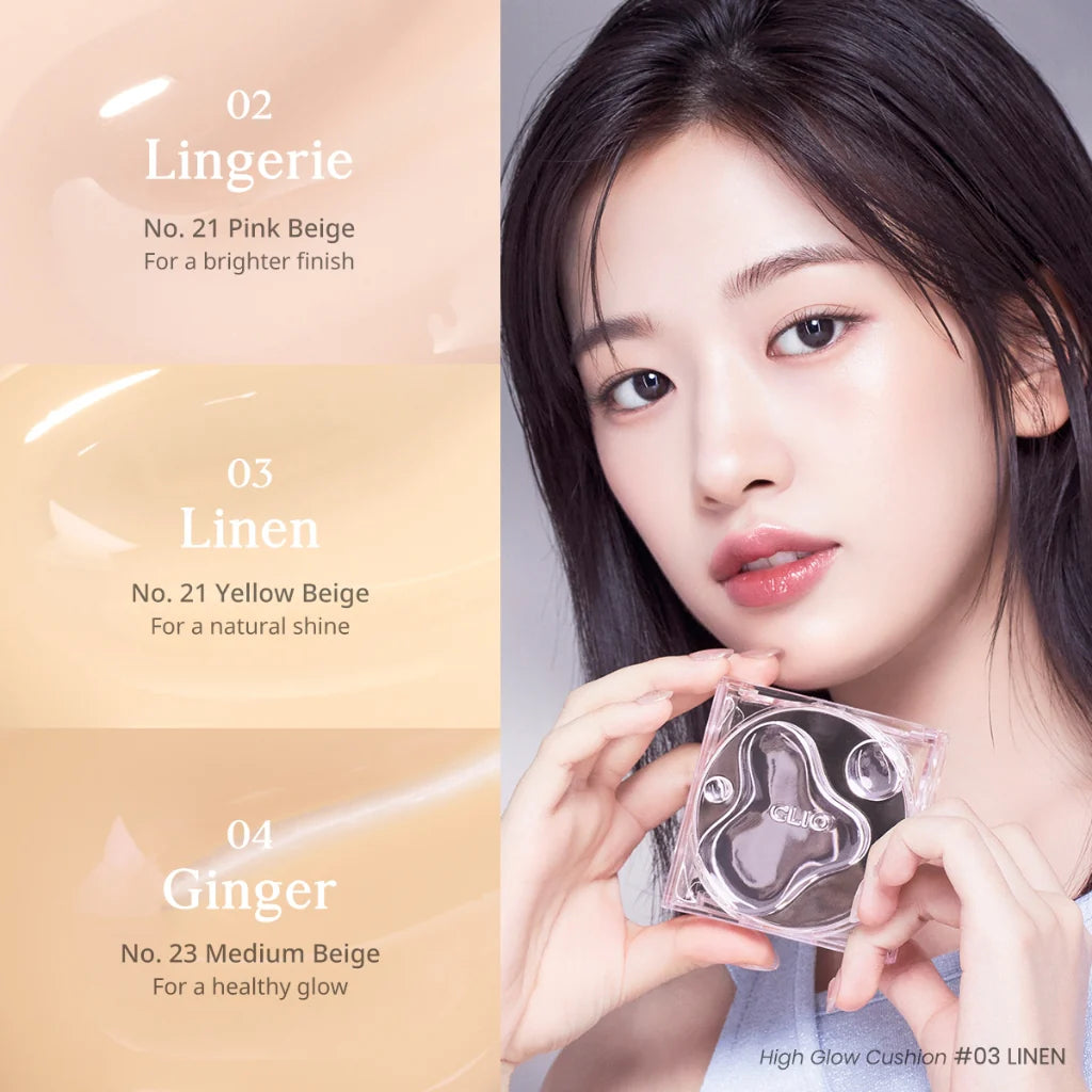 CLIO 韓國 水潤炫亮極緻長效無瑕氣墊粉底 SPF50+ PA+++ (14g+補充裝14g)