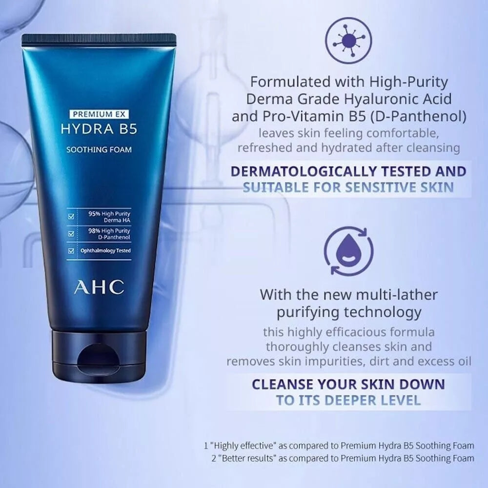 AHC Prem Ex Hydra B5 Soothing Foam 180ml
