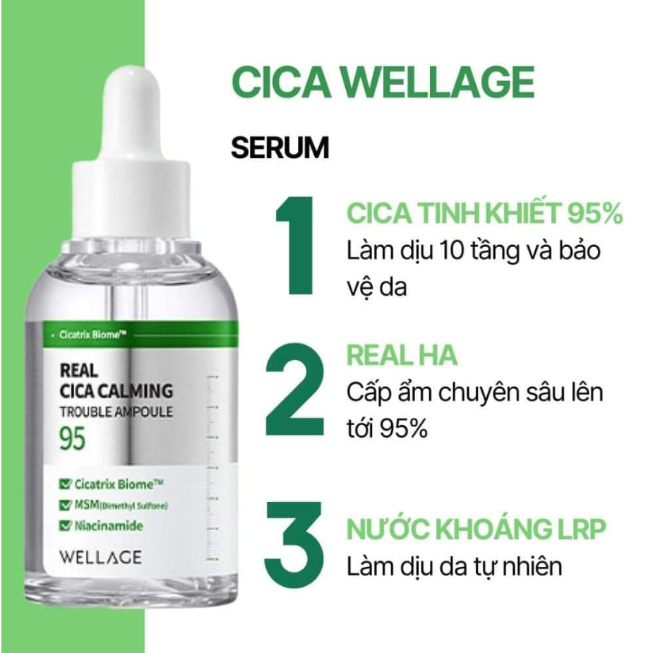 WELLAGE 韓國 積雪草舒緩安瓶精華 50ml