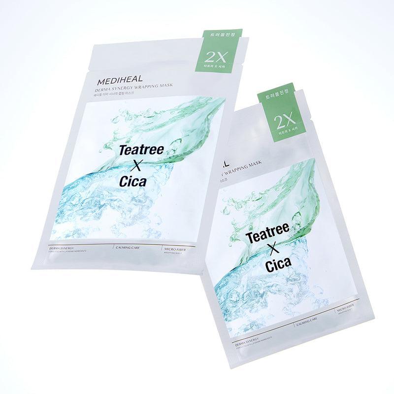 Mediheal Teatree x Cica Derma Synergy Wrapping Mask 4ea