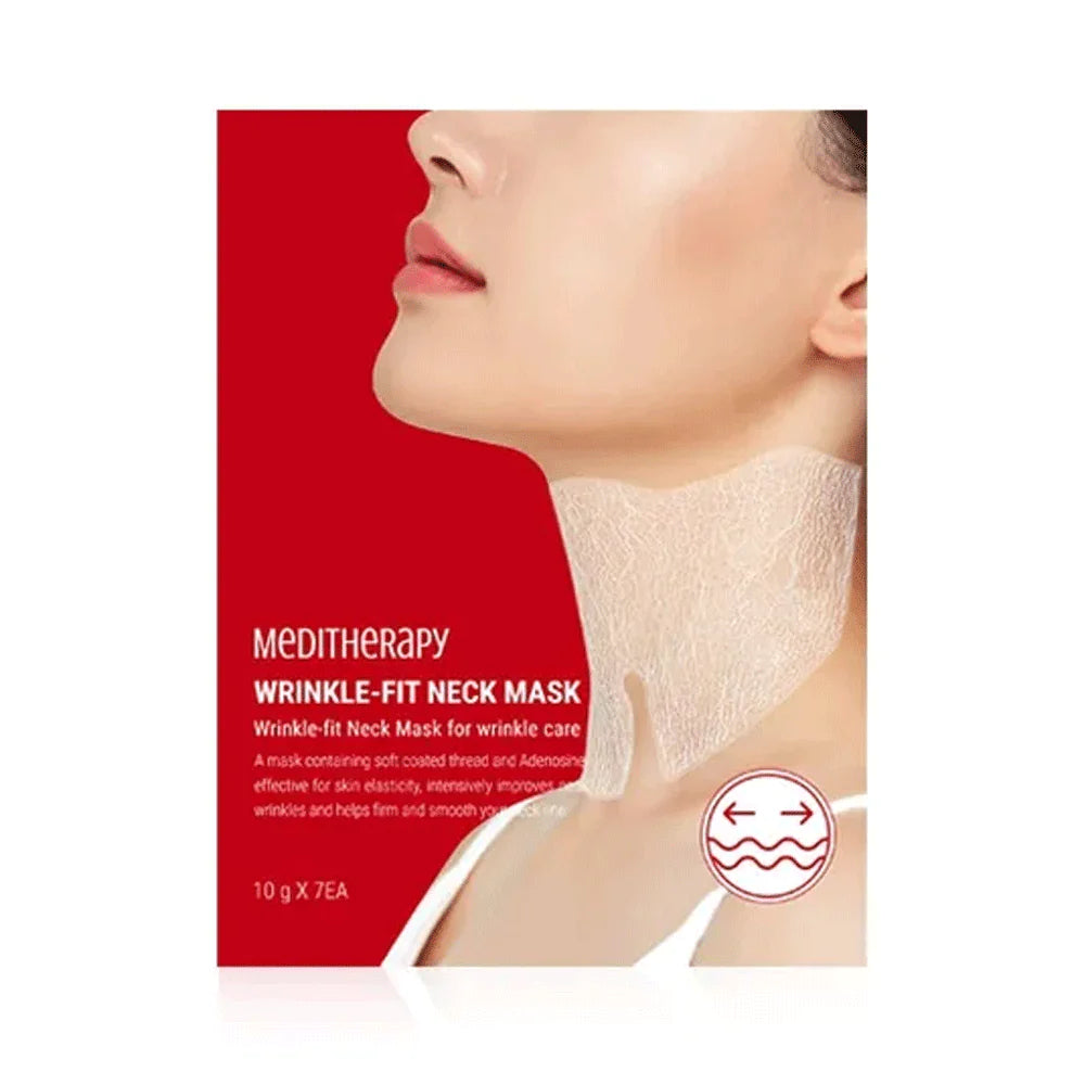 MEDITERAPI Collagen Wrinkle-Fit Neck Mask 7ea