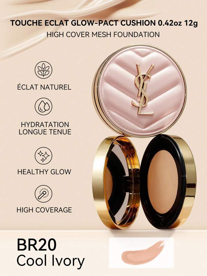 YSL Touche Eclat Glow Pact Cushion Foundation 12g
