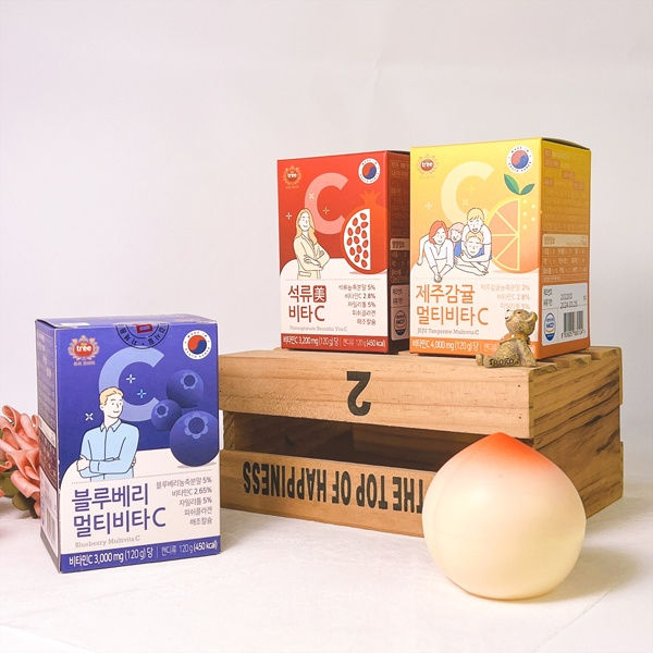 Treekorea 藍莓味維他命C咀嚼片 80粒