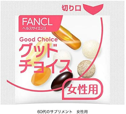 Fancl Good Choice 60+ Women Health Supplement 30packs