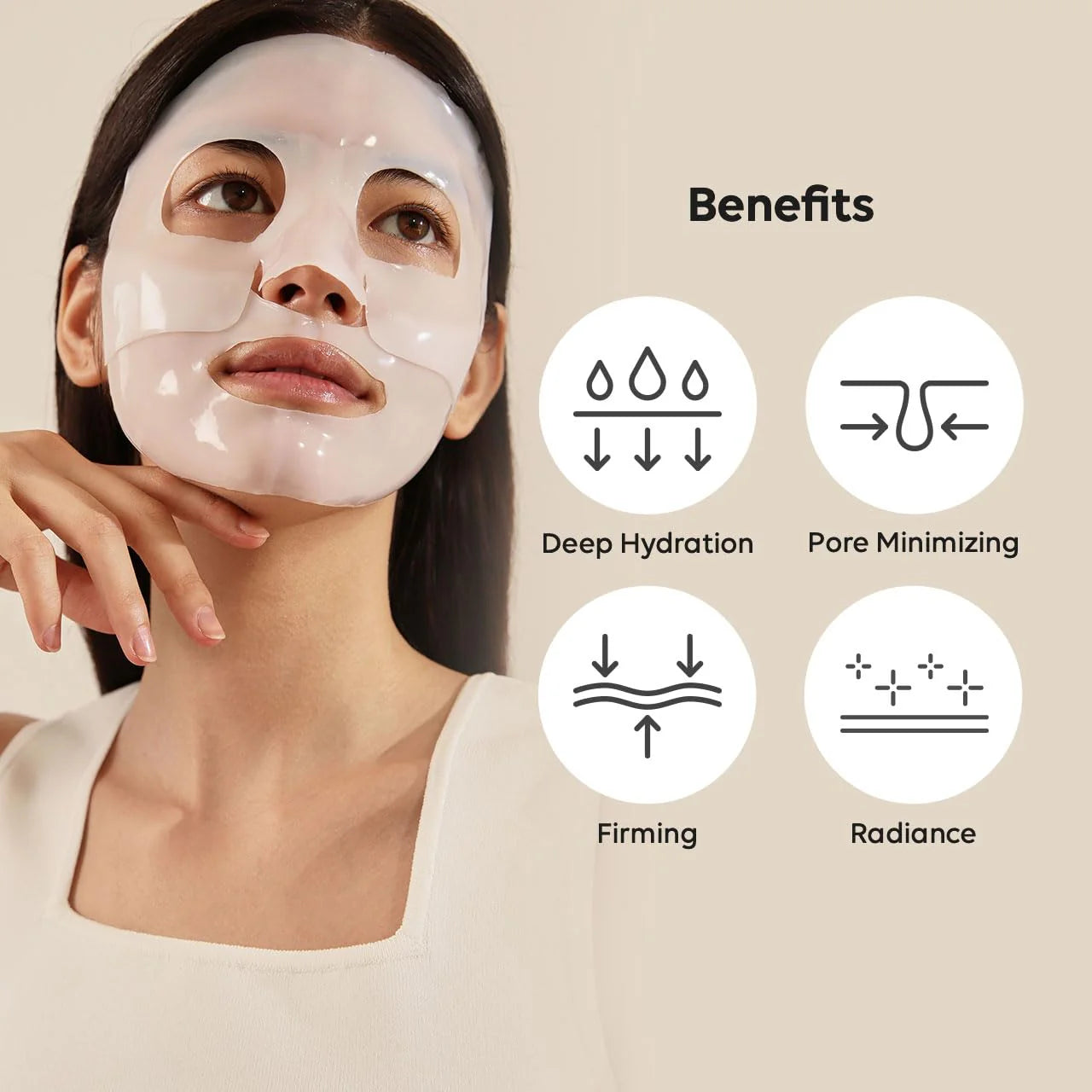 BIODANCE Hydro Cera-nol Real Deep Hydrogel Mask 34g x 4ea