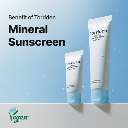 Torriden DIVE IN Mild Sun Cream SPF 50+ PA++++ 60ml