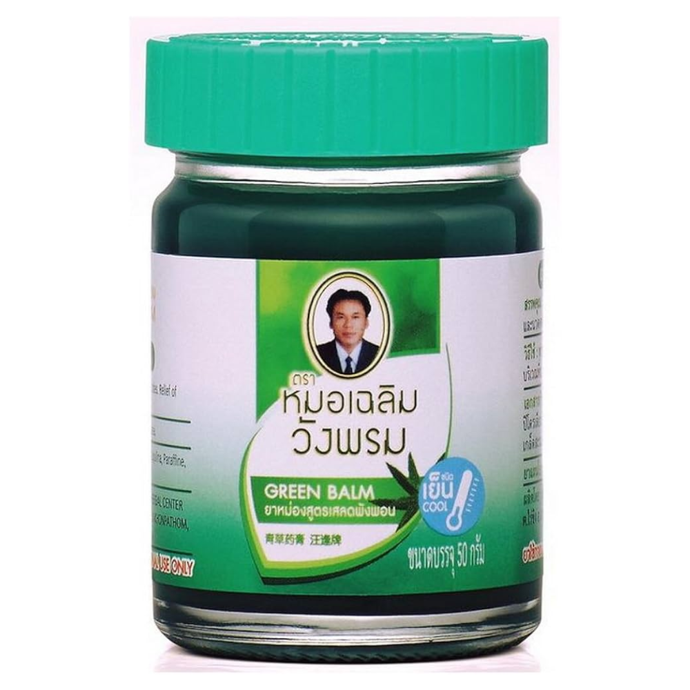 WANG PROM Thai Herbal Massage Green Balm (Anti-Itch For Insect Bites) 50g