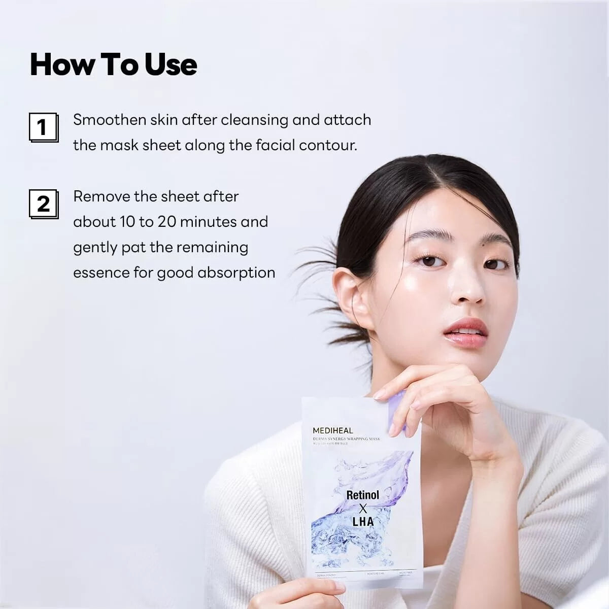 Mediheal Retinol X LHA Pore Care Derma Synergy Wrapping Mask 4ea