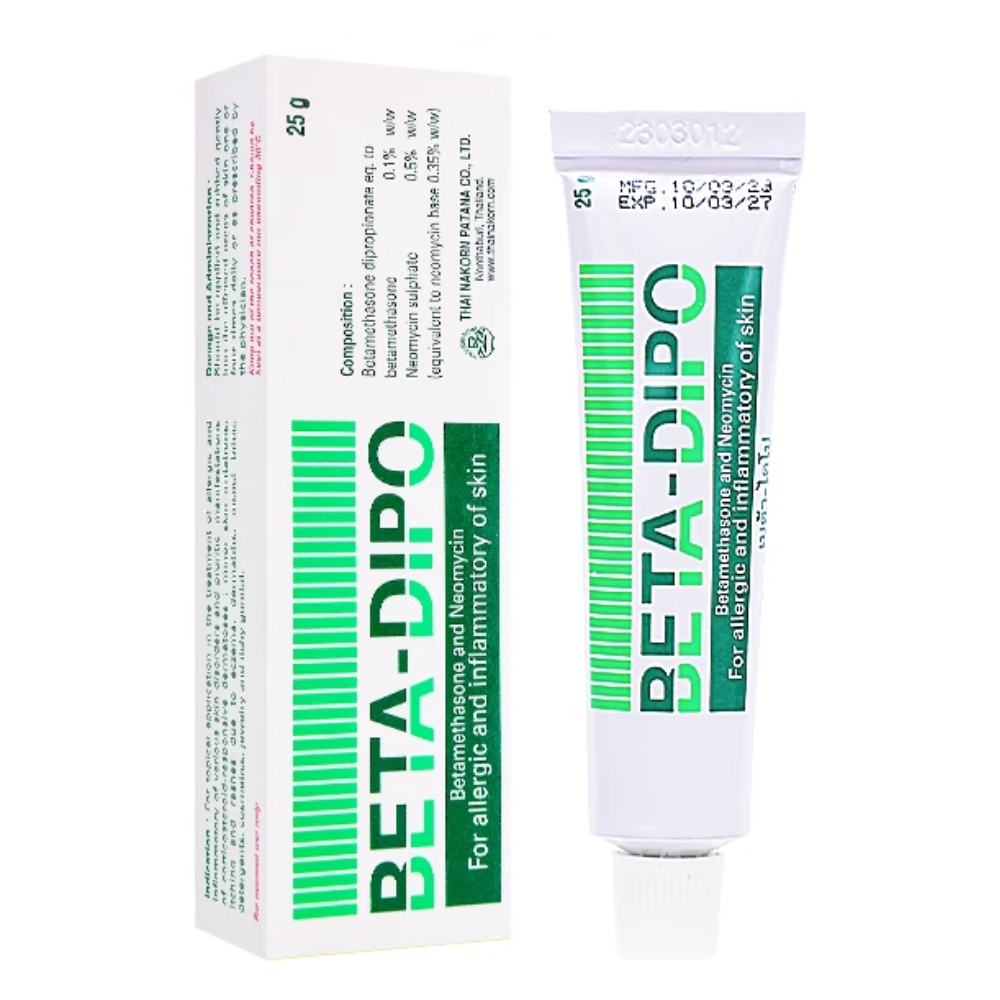 Beta-Dipo cream for the treatment of allergies and skin inflammations 15/25g