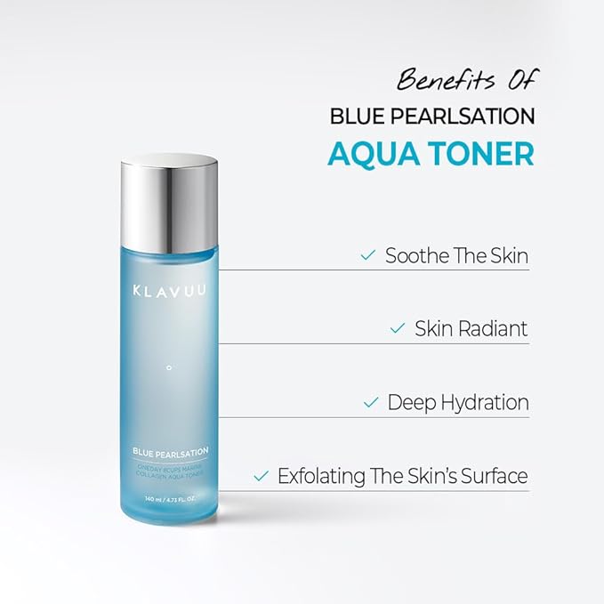 Klavuu Blue Pearlsation One Day 8 Cups Marine Collagen Aqua Toner 140ml