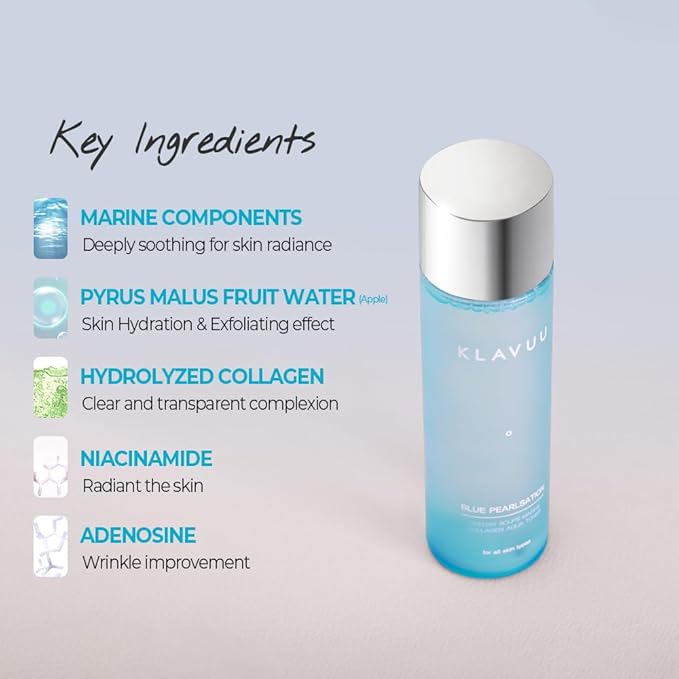 Klavuu Blue Pearlsation One Day 8 Cups Marine Collagen Aqua Toner 140ml