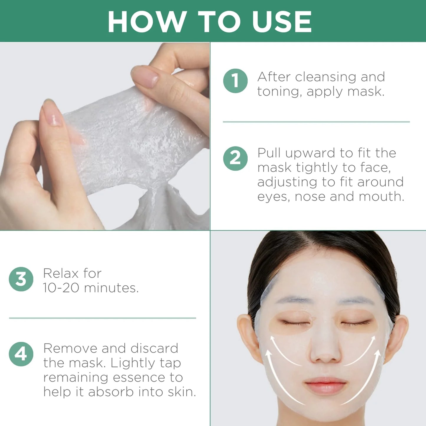 Mediheal 韓國 積雪草舒緩護理導入精華面膜 10片