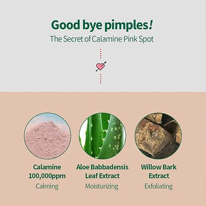 The YEON Refining Calamine Pink Spot 15ml