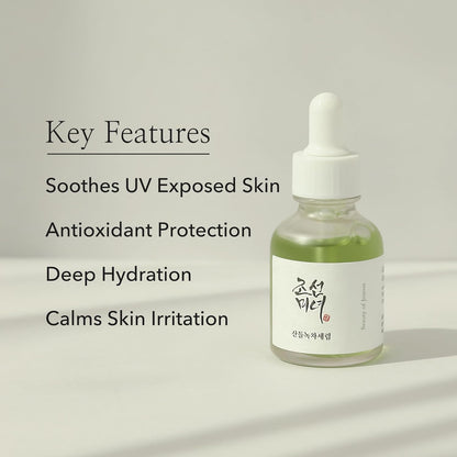BEAUTY OF JOSEON Green Tea + Panthenol Calming Serum 30ml