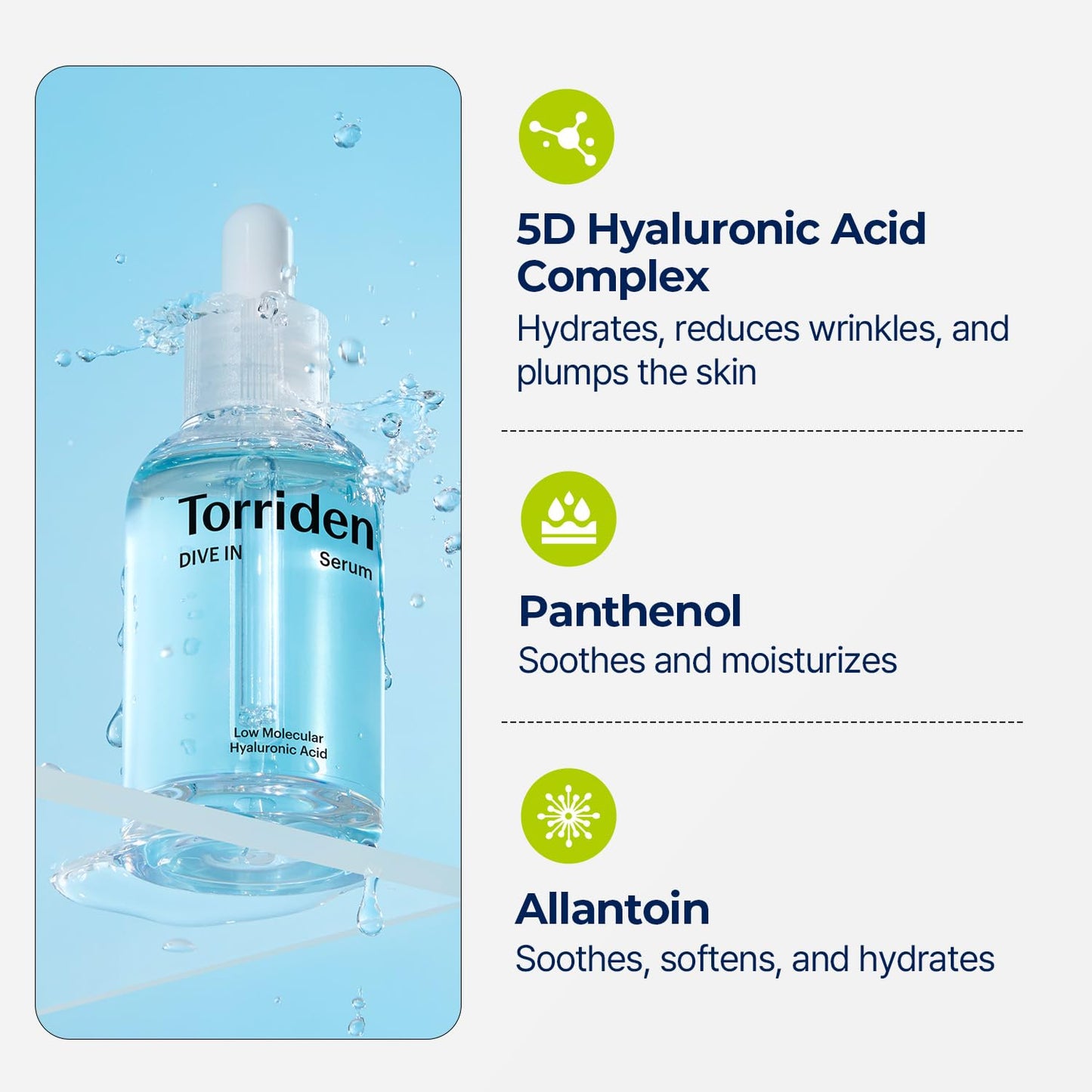 Torriden 韓國 低分子透明質酸保濕安瓶精華 50ml