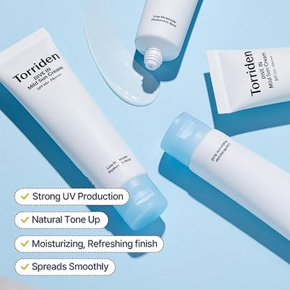 Torriden DIVE IN Mild Sun Cream SPF 50+ PA++++ 60ml
