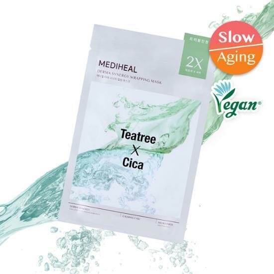 Mediheal Teatree x Cica Derma Synergy Wrapping Mask 4ea
