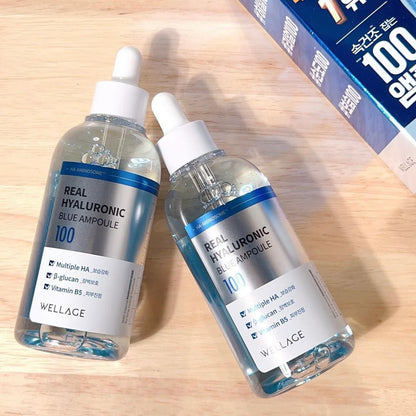WELLAGE 韓國 100%純透明質酸保濕精華套裝 60ml + 60ml