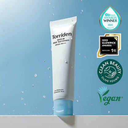 Torriden DIVE IN Mild Sun Cream SPF 50+ PA++++ 60ml