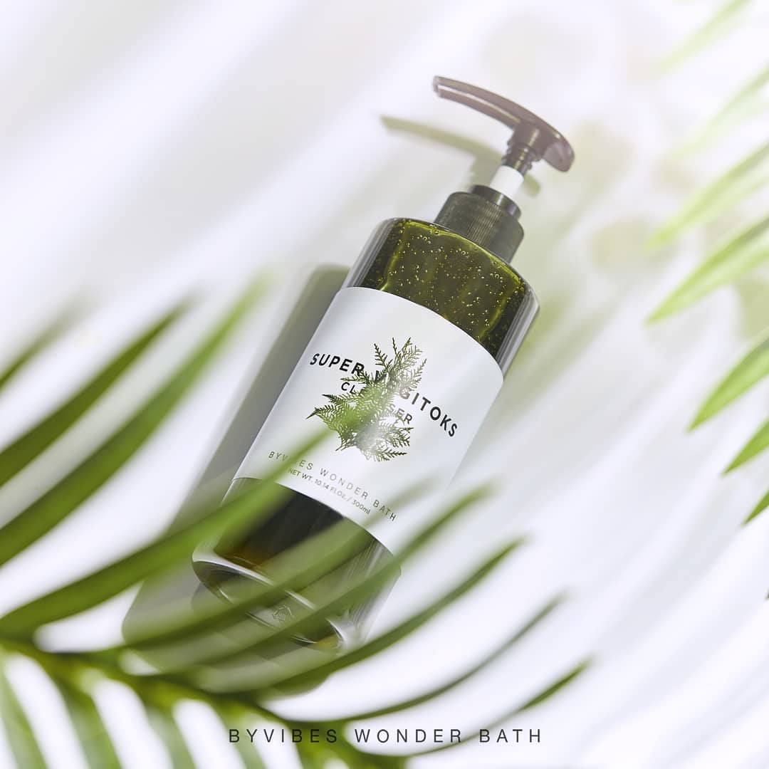 WONDER BATH Super Vegitoks Gel Foam Deep Cleanser [Green] for Sensitive Skin 10.14Fl.Oz, Korean Skincare | Hydrating & Brightening