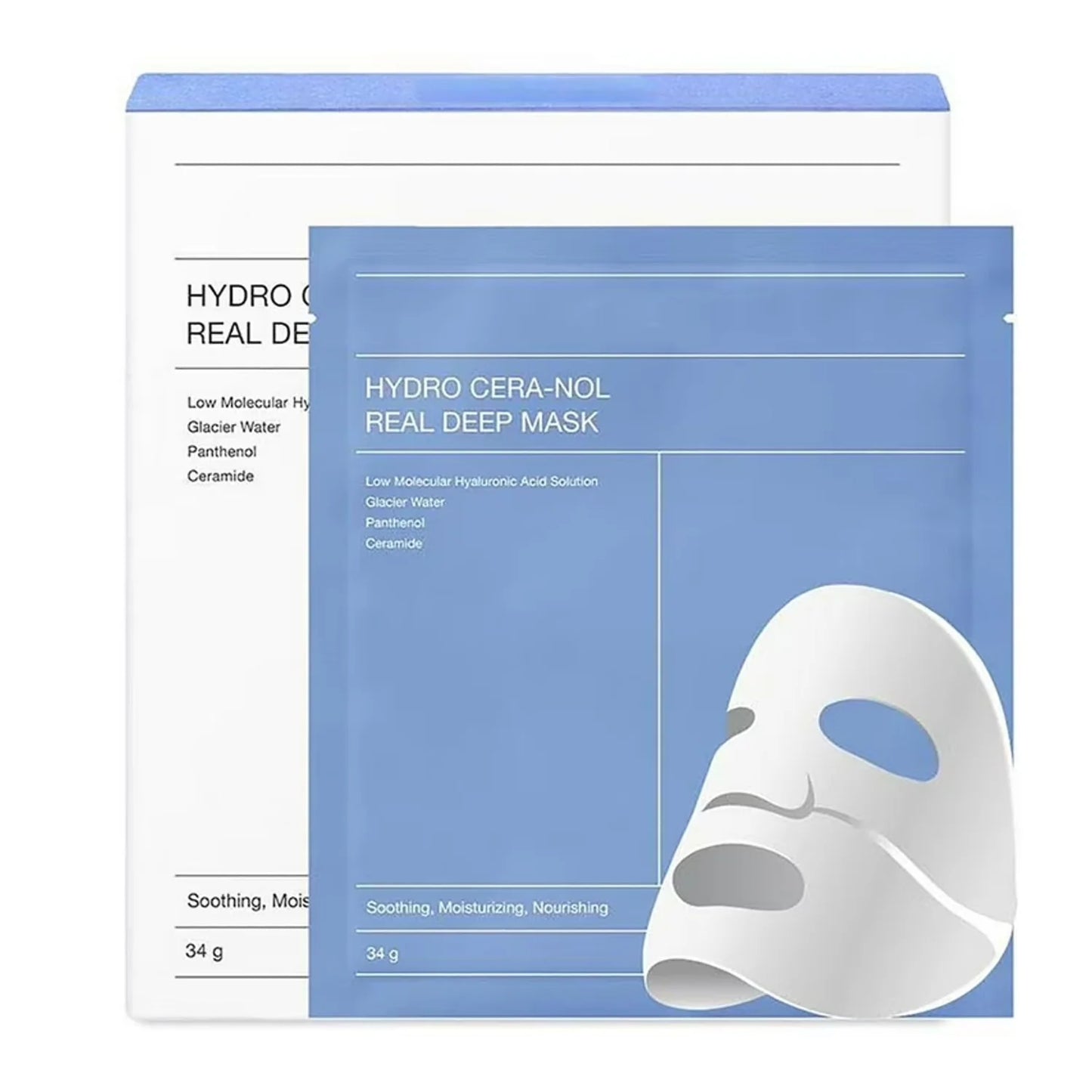BIODANCE Hydro Cera-nol Real Deep Hydrogel Mask 34g x 4ea