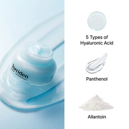 Torriden DIVE-IN Low Molecular Hyaluronic Acid Soothing Cream 100ml