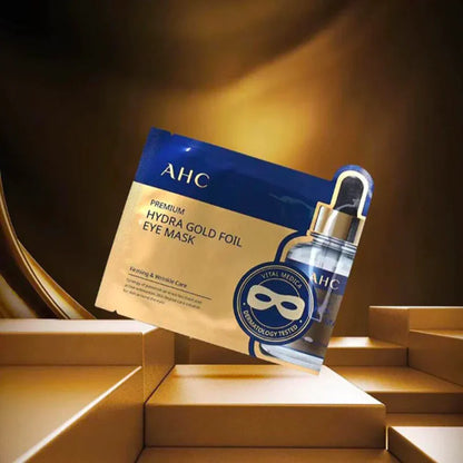 AHC 韓國 玻尿酸水潤緊緻金箔眼膜 5片