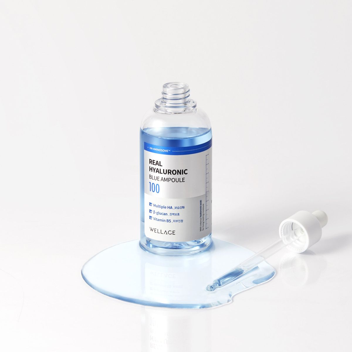 WELLAGE 韓國 100%純透明質酸保濕精華套裝 60ml + 60ml