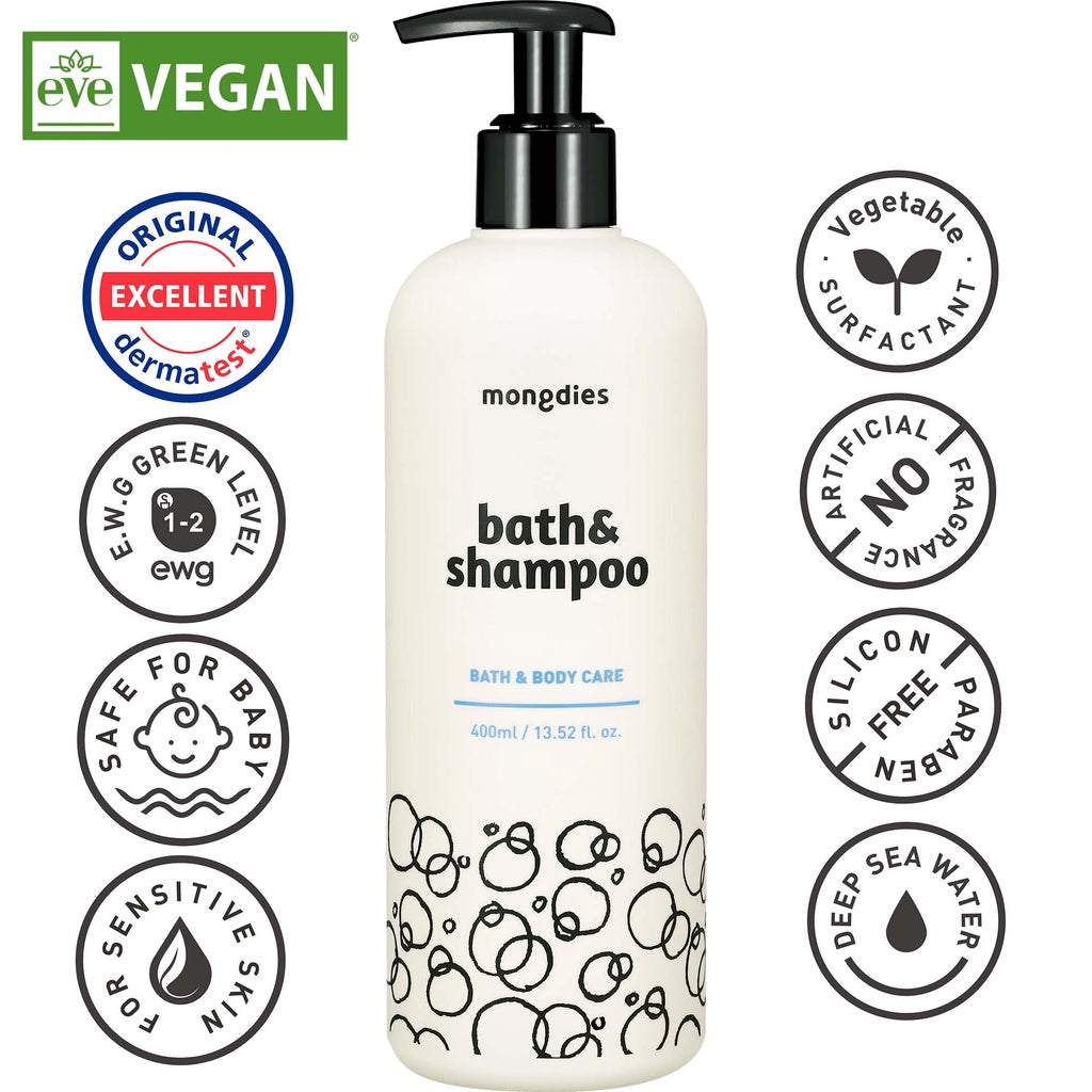 Mongdies Bath & Shampoo 400ml