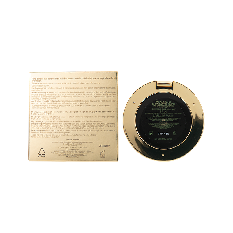 YSL Touche Eclat Glow Pact Cushion Foundation 12g