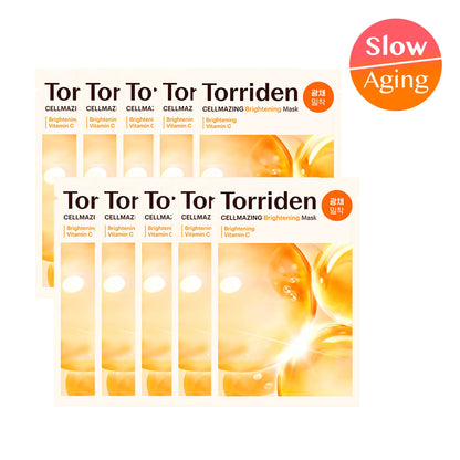 Torriden 韓國 維他命C亮白安瓶面膜 10片