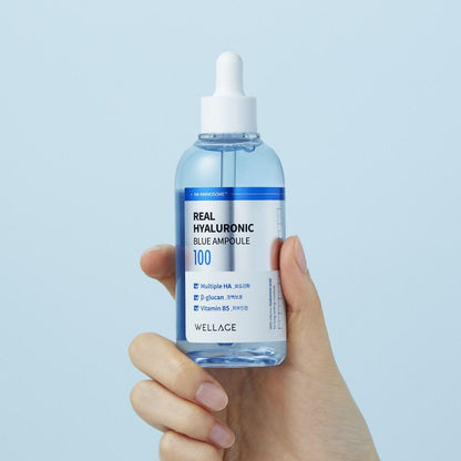 WELLAGE 韓國 100%純透明質酸保濕精華套裝 60ml + 60ml