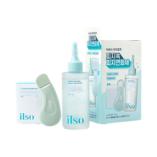 ilso Super Melting Sebum Softener Special Set 150ml (Toner + Cotton Pad 40pcs + Deep Clean Master)
