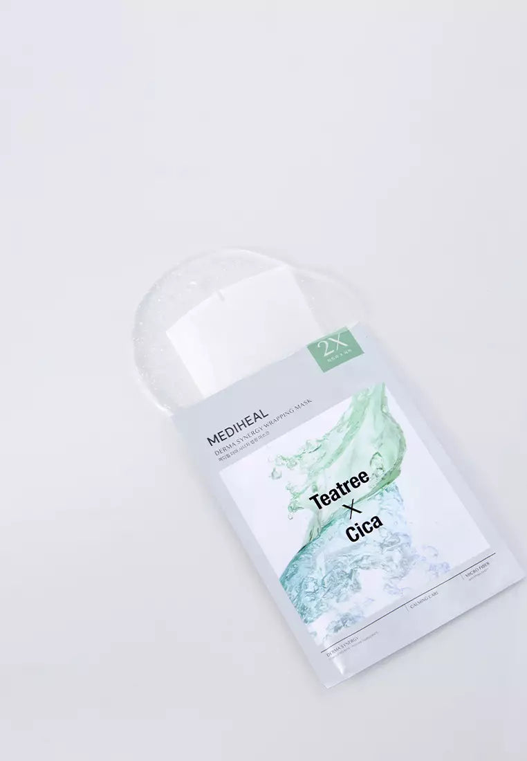 Mediheal Teatree x Cica Derma Synergy Wrapping Mask 4ea