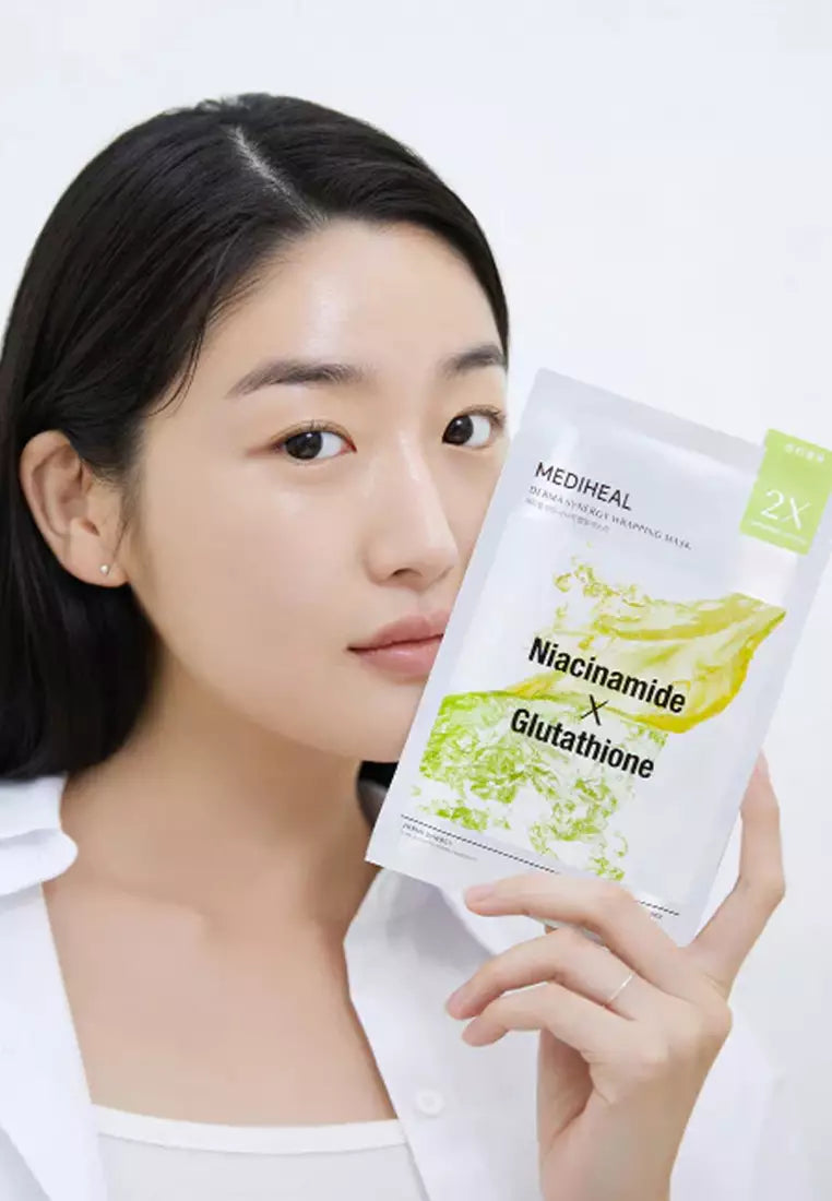 MEDIHEAL 韓國 B3xGSH 雙效修護提亮面膜 4片
