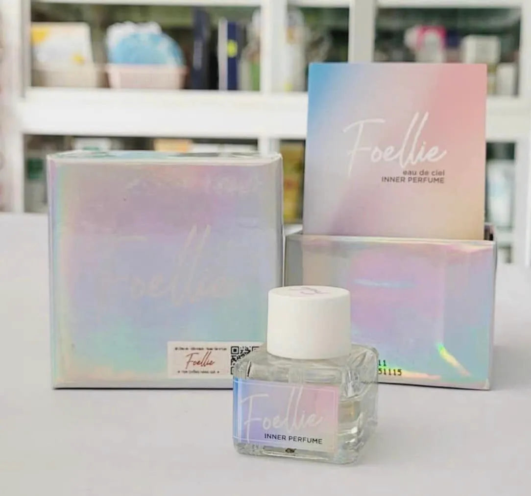 Foellie eau de ciel Feminine Inner Beauty Perfume (for Underwear), Pure white rose Scent Fragrance, 5ml(0.169 fl oz)