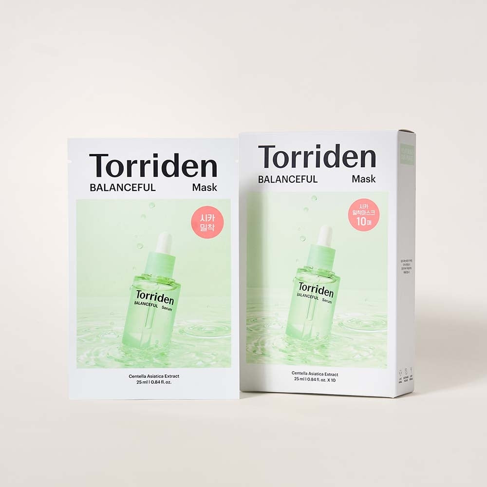 Torriden 韓國 積雪草舒緩急救面膜 10片