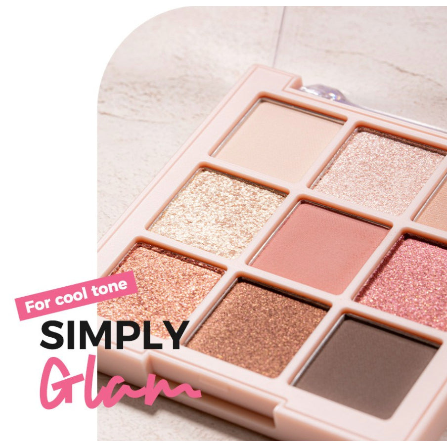 IM'UNNY Multi Eye Shadow Palette (#02 Simply Glam) 8.1g