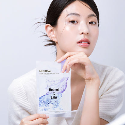 MEDIHEAL 韓國 A醇xLHA雙效毛孔緊緻面膜 4片