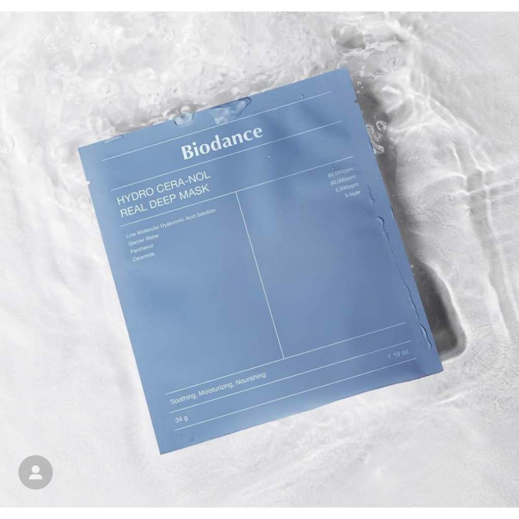 BIODANCE Hydro Cera-nol Real Deep Hydrogel Mask 34g x 4ea