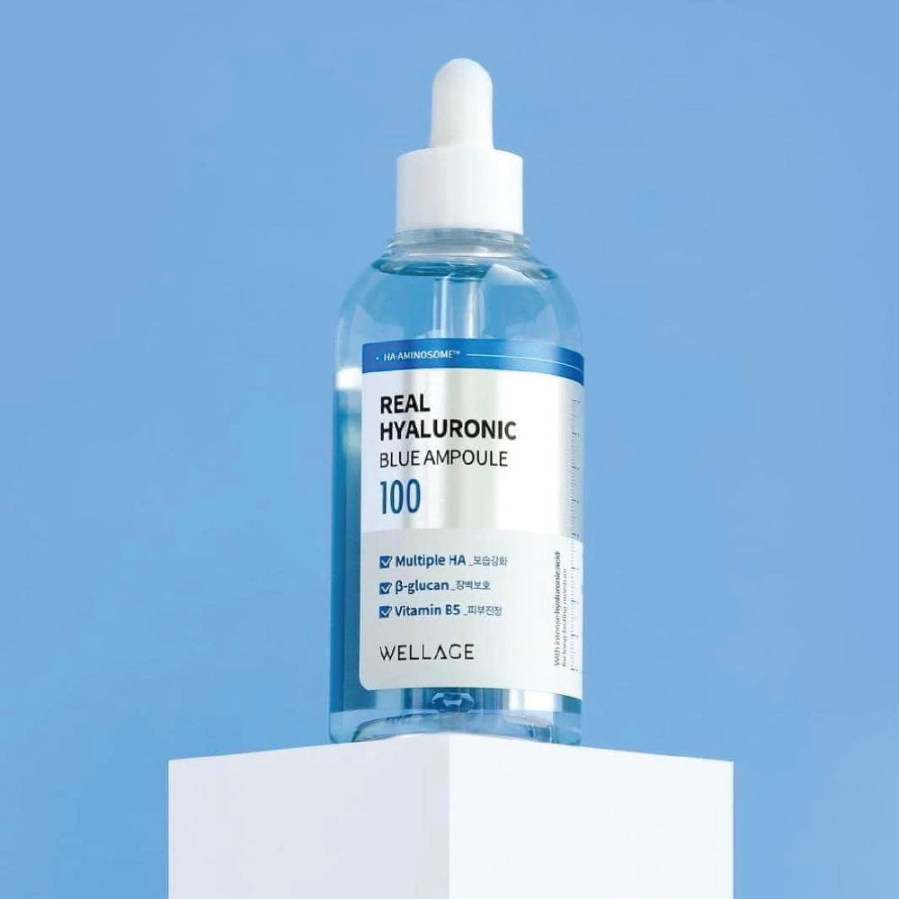 WELLAGE 韓國 100%純透明質酸保濕精華套裝 60ml + 60ml